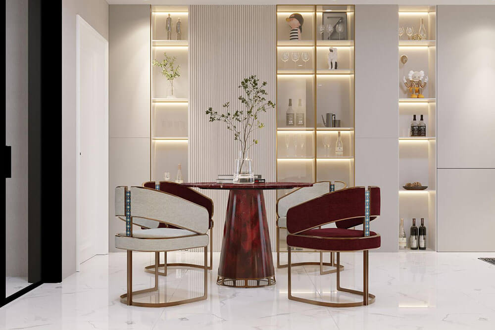 Bí quyết thiết kế nhà ăn gia đình tối ưu không gian