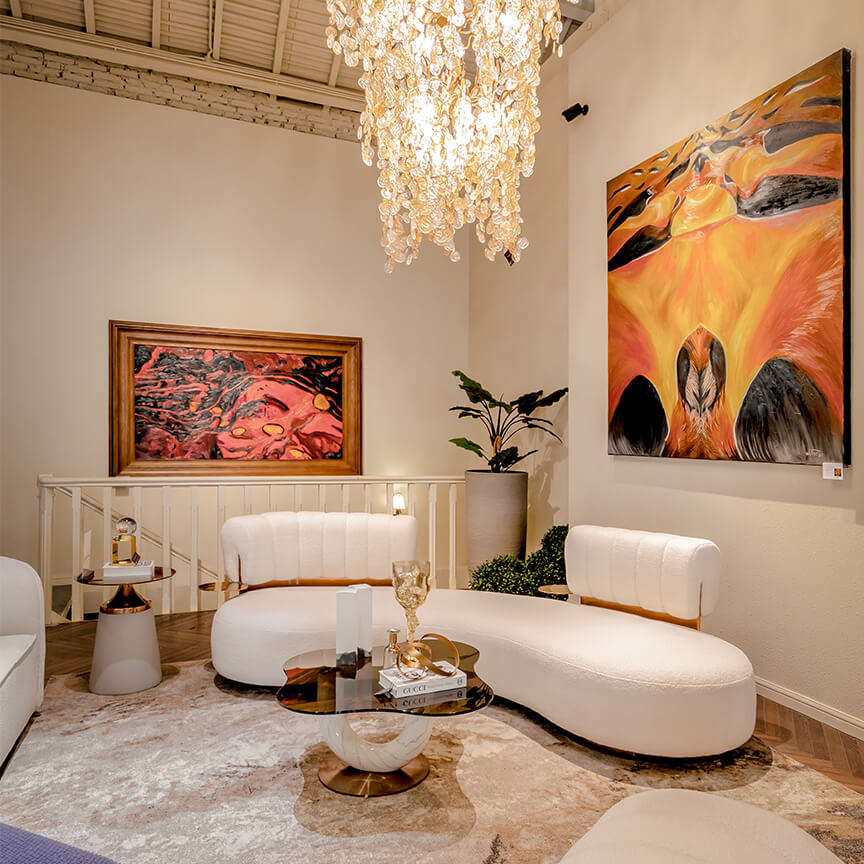 Không gian phòng khách Cloudie