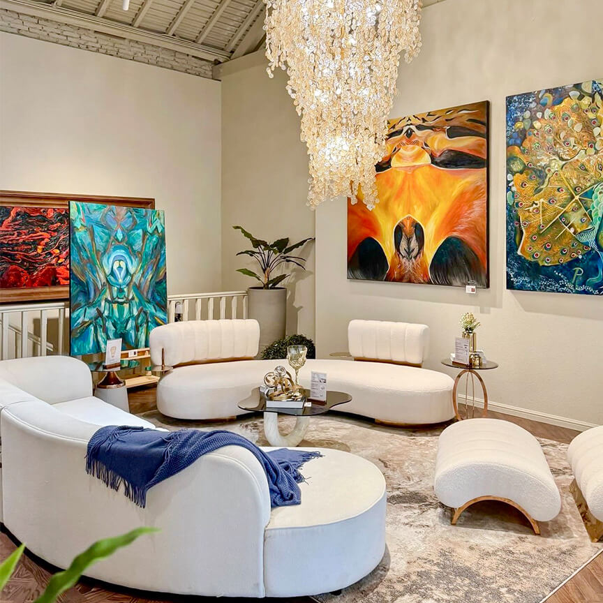 Không gian phòng khách Cloudie