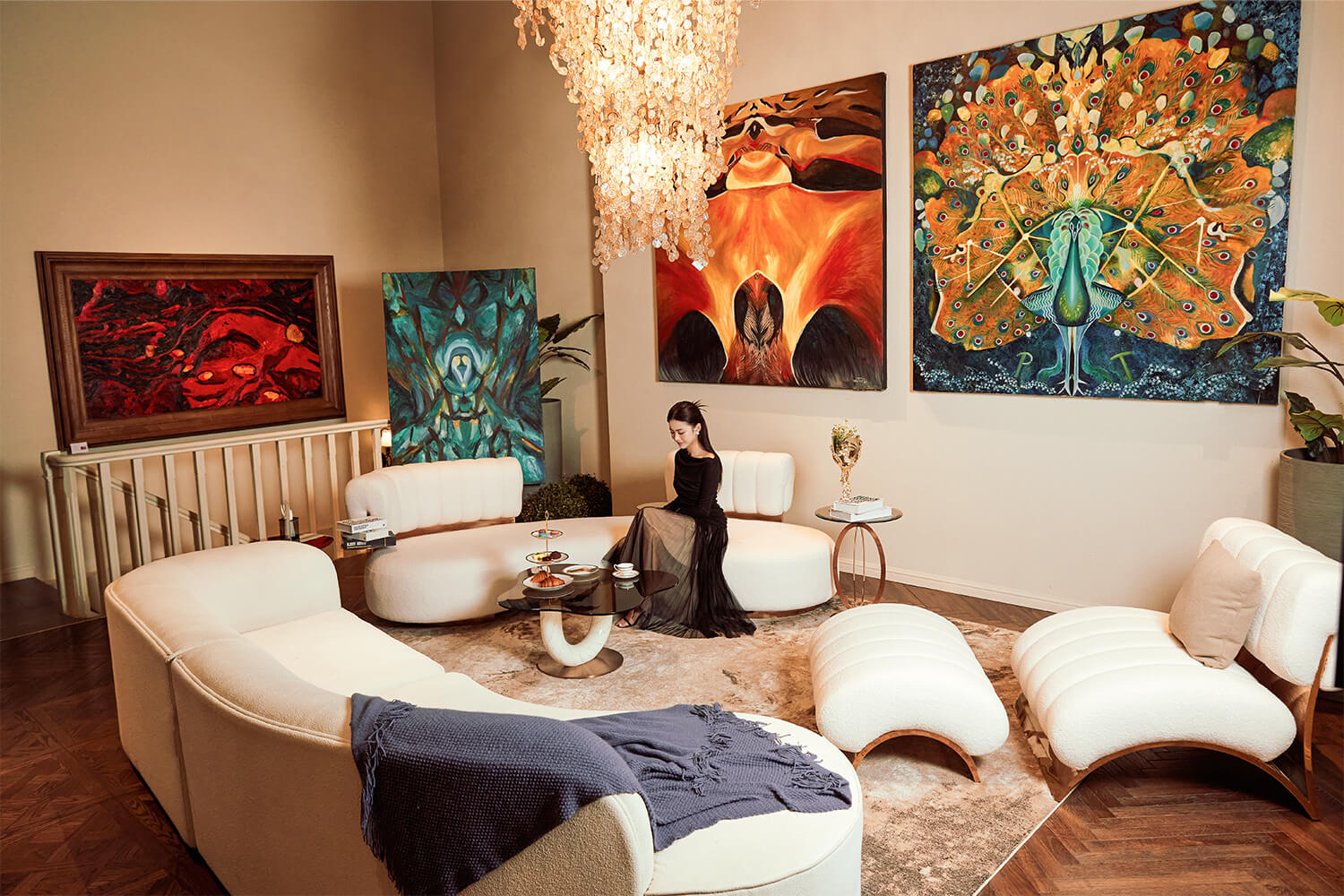 Không gian phòng khách Cloudie