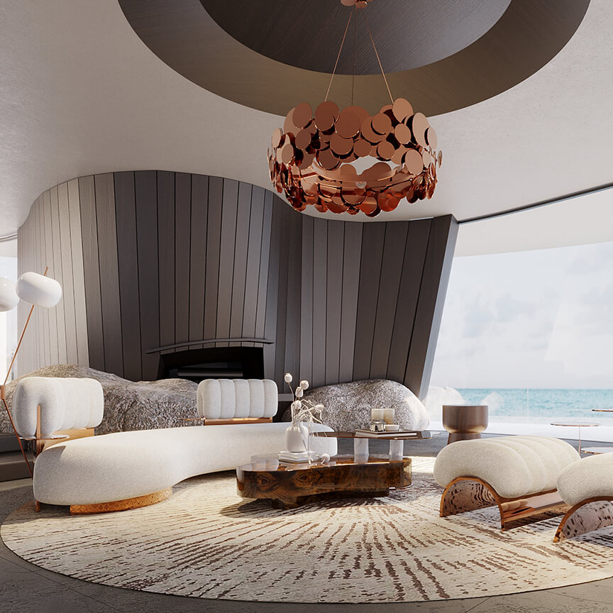 Không gian phòng khách Cloudie