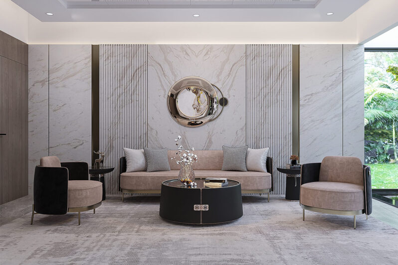 Không gian phòng khách Doris version 2