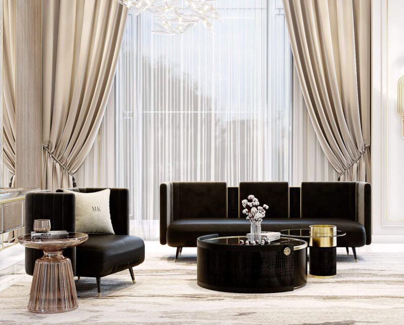 Không gian phòng khách MK