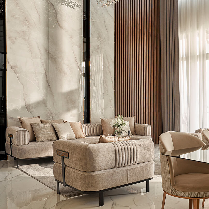 Không gian phòng khách Garcia