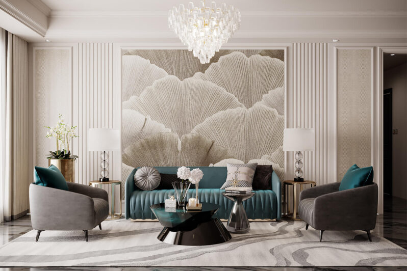 Không gian phòng khách Jefferson