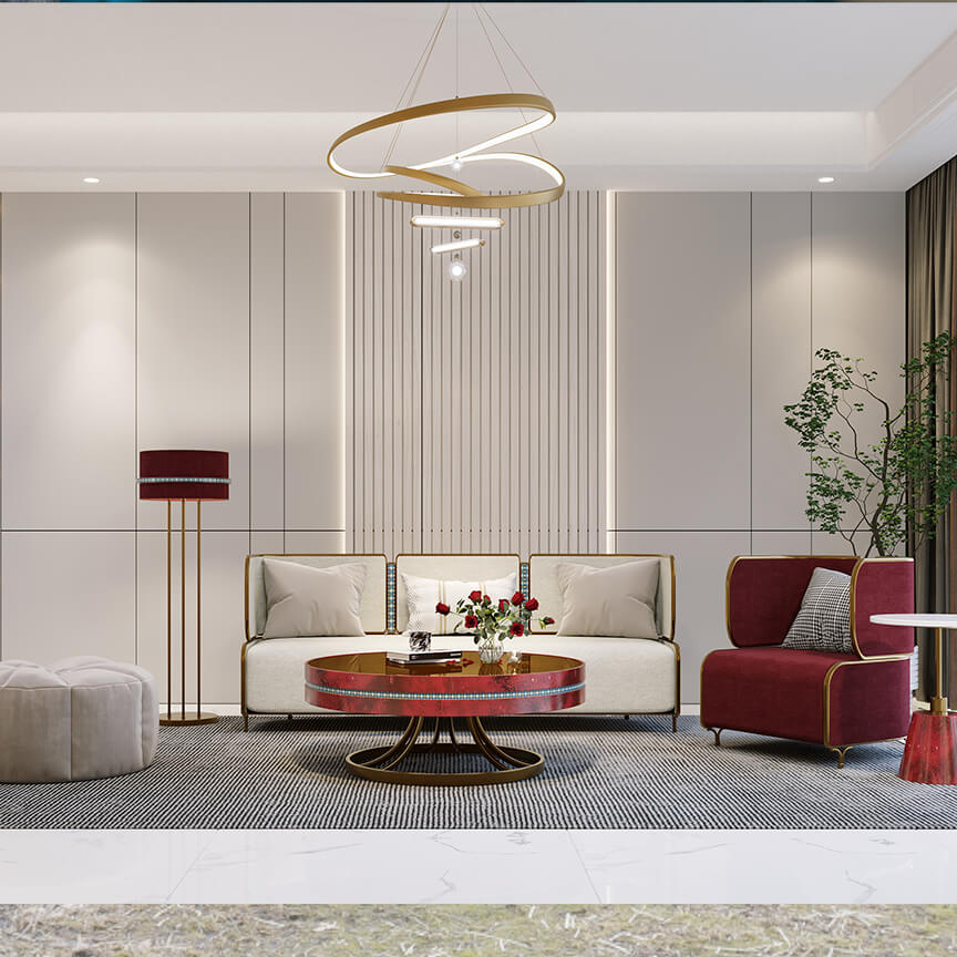 Không gian phòng khách Scarlet