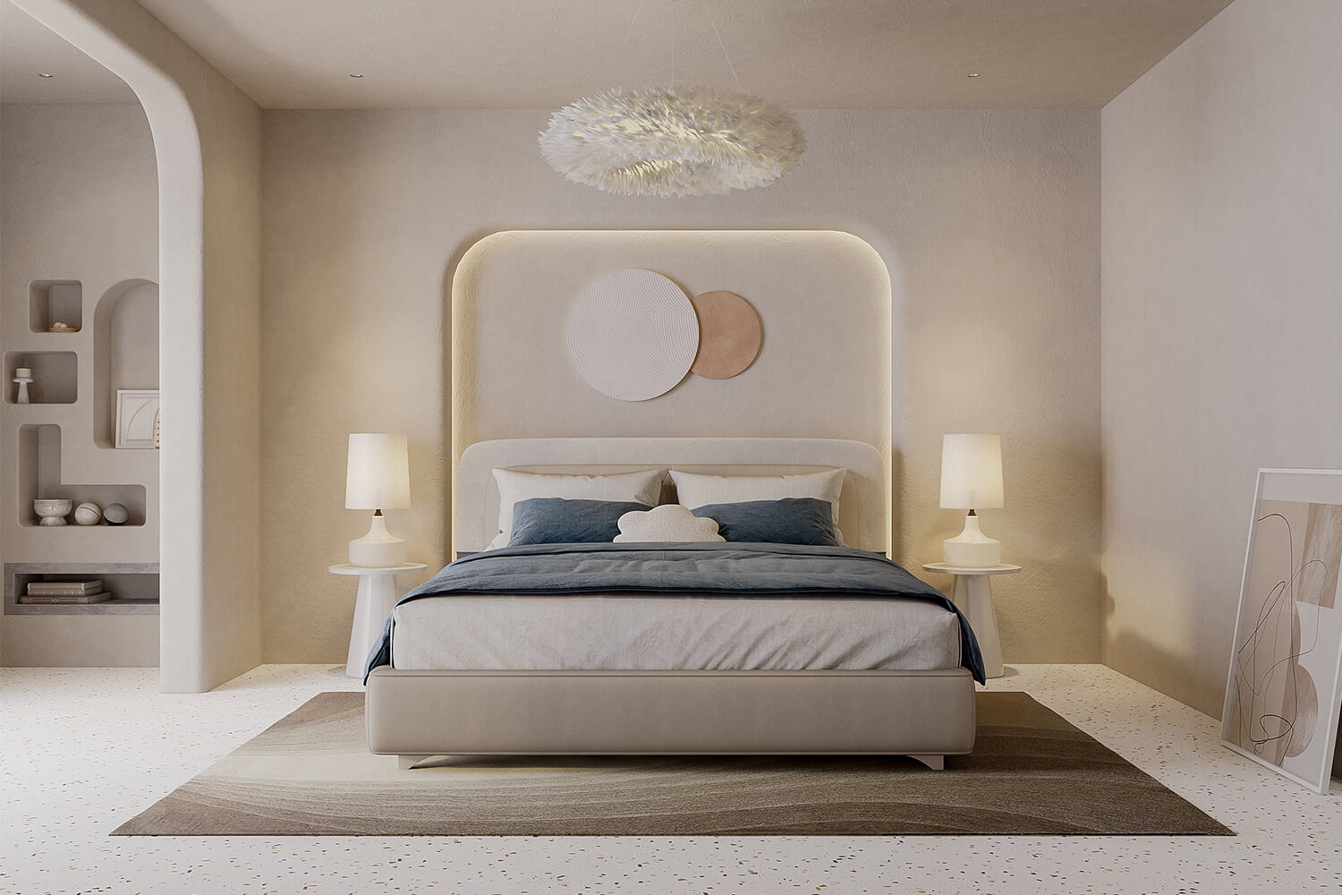 Không gian phòng ngủ Sea