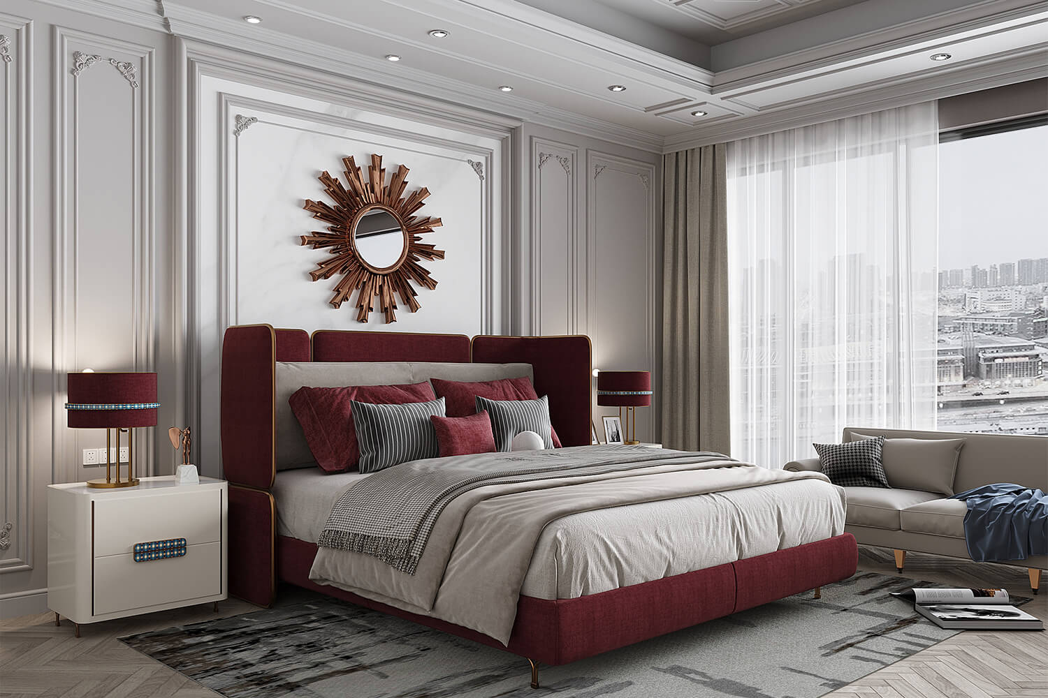 Không gian phòng ngủ Scarlet