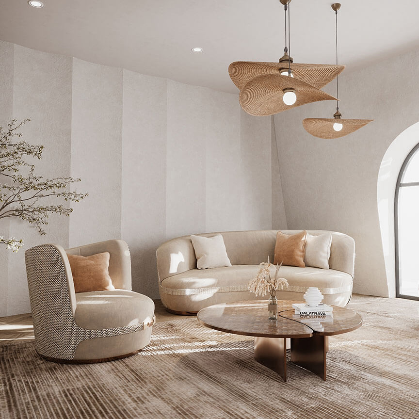 Bàn nước Embrace mặt kính