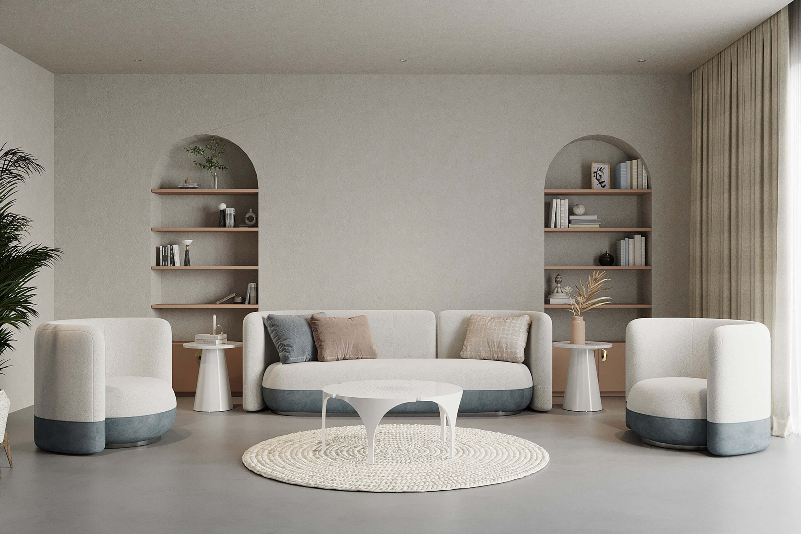 Không gian phòng khách Sea