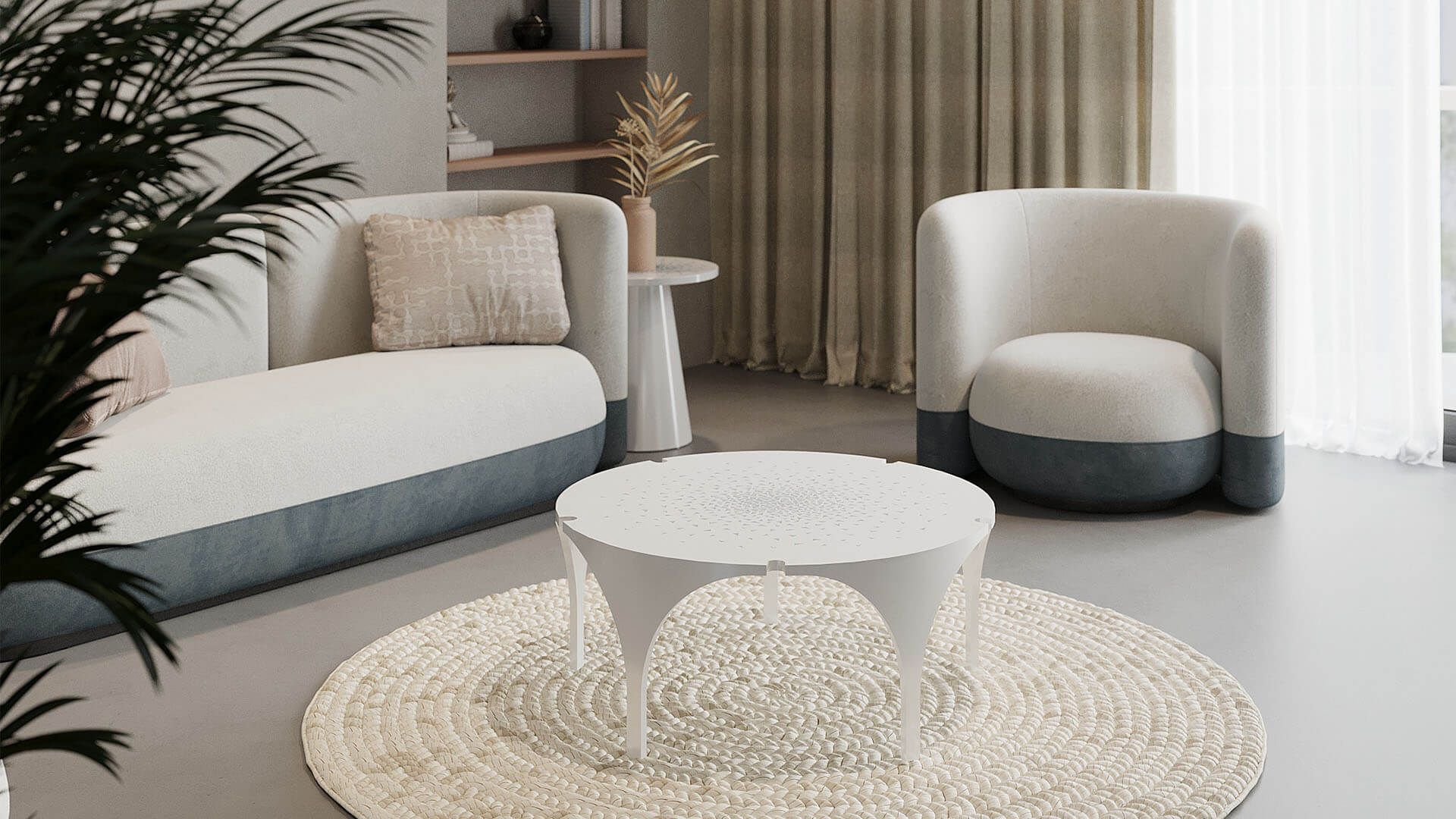 Không gian phòng khách Sea