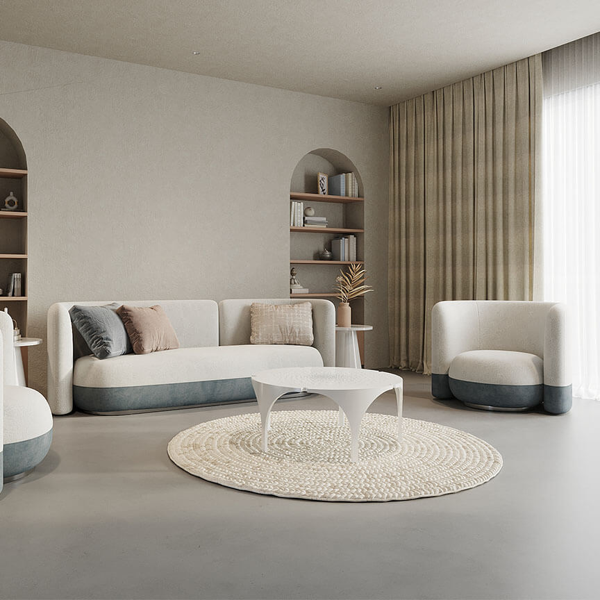 Không gian phòng khách Sea