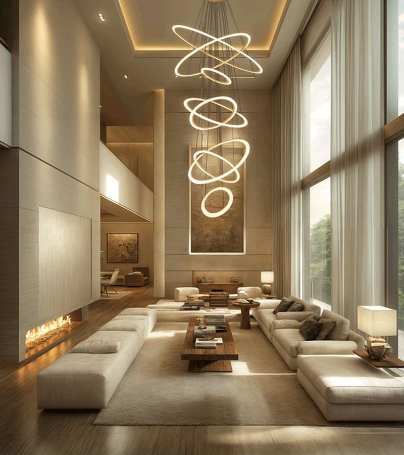 Thiết kế phòng khách đẹp sang trọng cho không gian nhà ở hiện đại