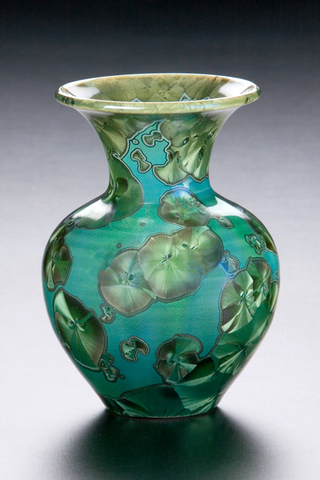 Bàn gốm men kết tinh nghệ thuật - Sự tinh tế hiện đại