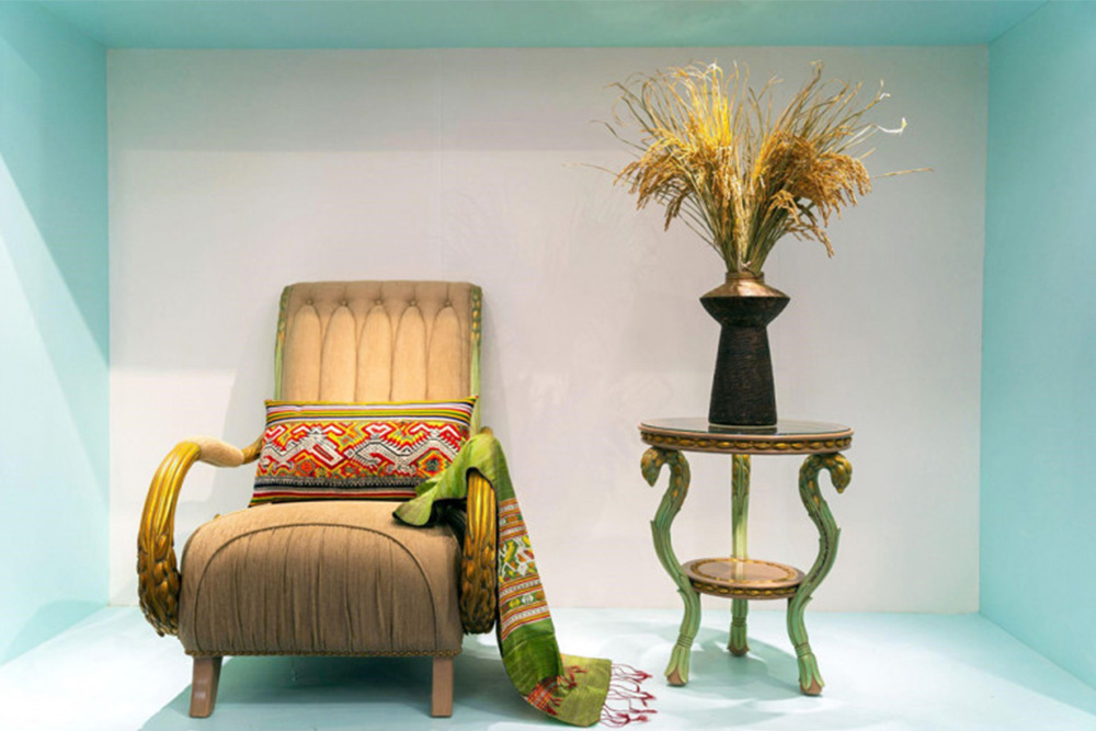 Sản phẩm nội thất với họa tiết thêu thủ công: Độc đáo và tinh tế