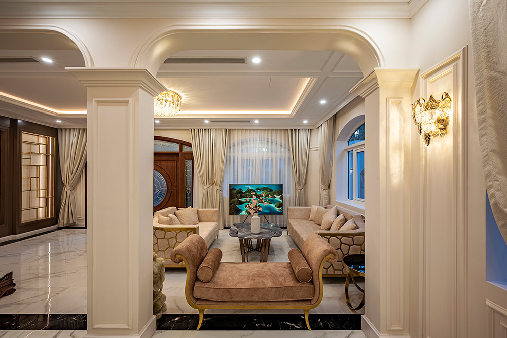 "Giải Mã" Phong Cách Nội Thất Villa Tân Cổ Điển: 5 Dấu Hiệu Nhận Biết Để Bạn Trở Thành Người Sành Điệu Về Nội Thất