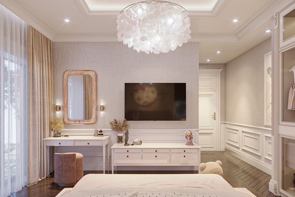 "Giải Mã" Phong Cách Nội Thất Villa Tân Cổ Điển: 5 Dấu Hiệu Nhận Biết Để Bạn Trở Thành Người Sành Điệu Về Nội Thất