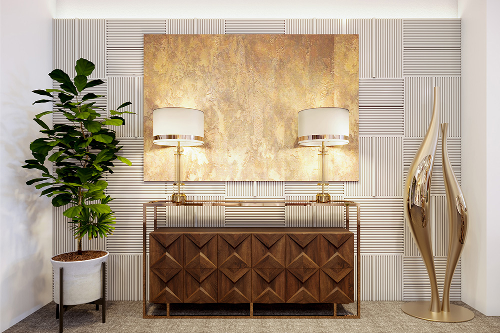 Sự kết hợp thủ công và hiện đại trong nội thất