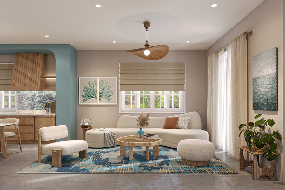 Thiết kế nội thất phong cách biển nhiệt đới: Đưa hơi thở biển cả về tận nhà