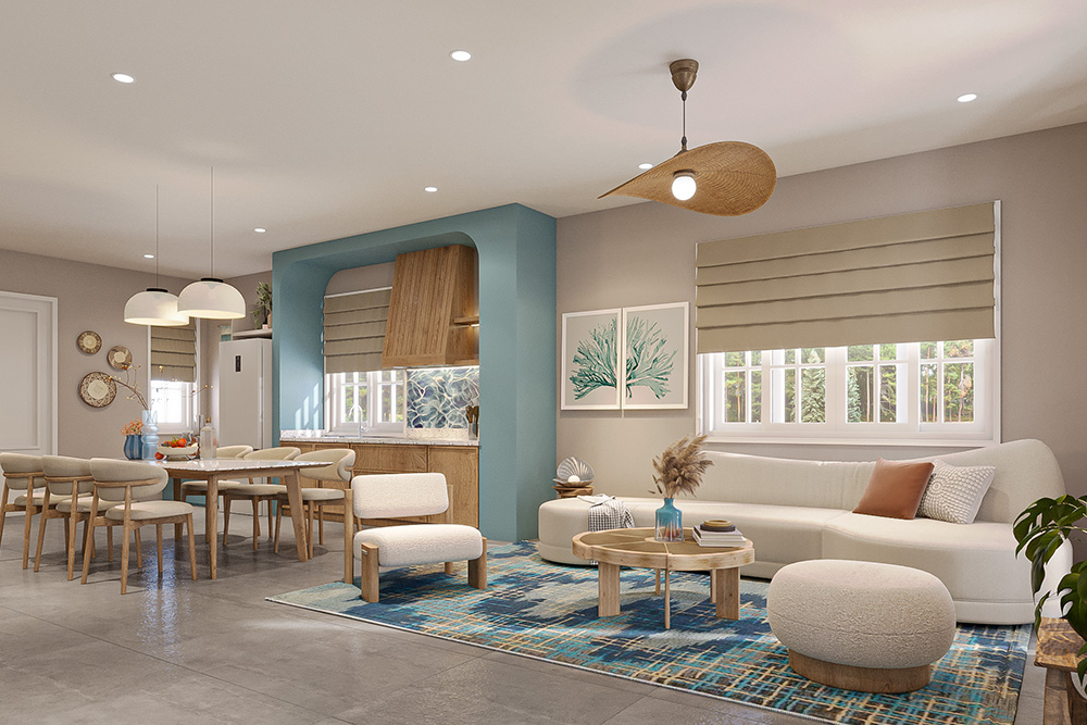 Thiết kế nội thất phong cách biển nhiệt đới: Đưa hơi thở biển cả về tận nhà