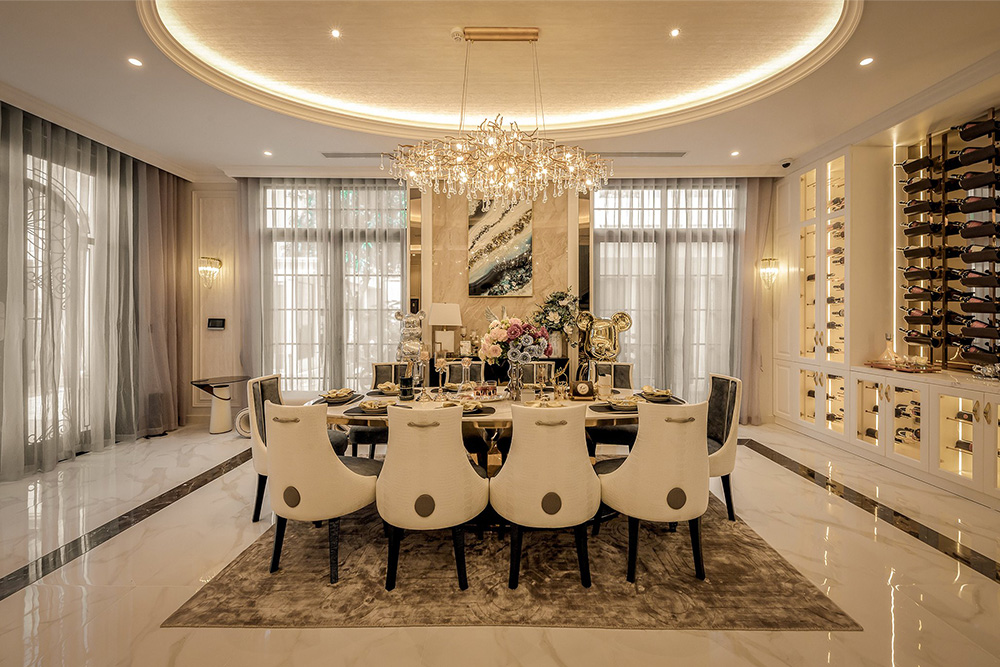 Bí quyết lựa chọn chất liệu tạo nên đẳng cấp thượng lưu cho thiết kế nội thất Tân Cổ Điển