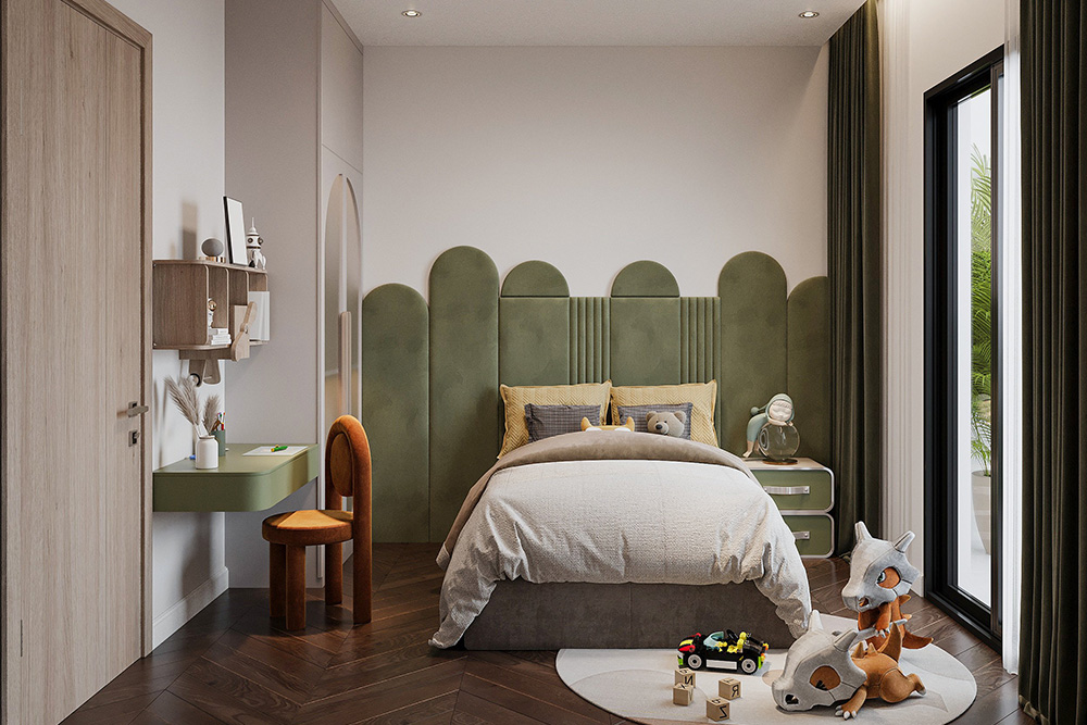 Nội thất phòng ngủ trẻ em "lớn lên cùng con" theo 3 giai đoạn vàng