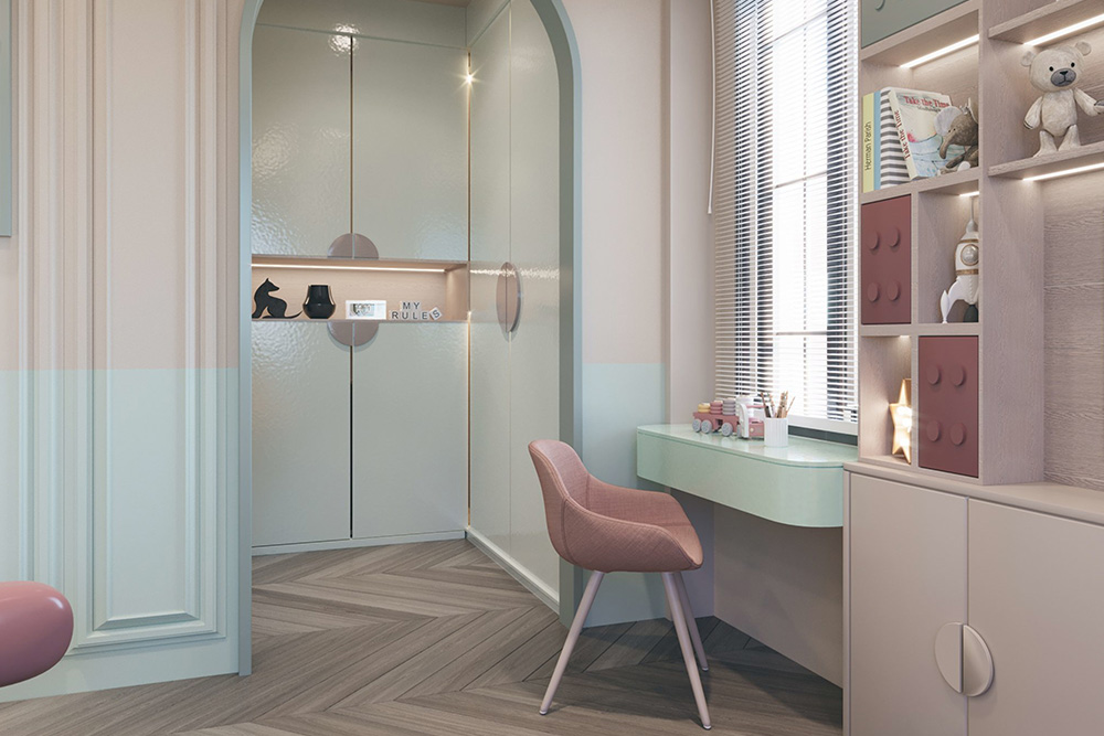 Nội thất phòng ngủ trẻ em "lớn lên cùng con" theo 3 giai đoạn vàng