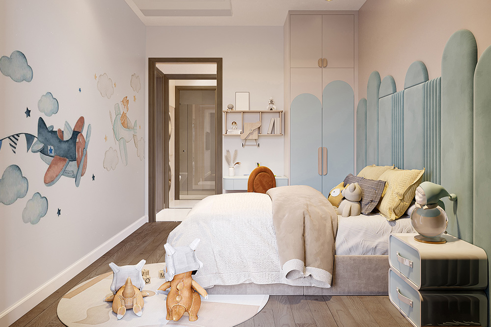Nội thất phòng ngủ trẻ em "lớn lên cùng con" theo 3 giai đoạn vàng