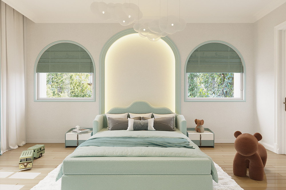 Nội thất phòng ngủ trẻ em "lớn lên cùng con" theo 3 giai đoạn vàng