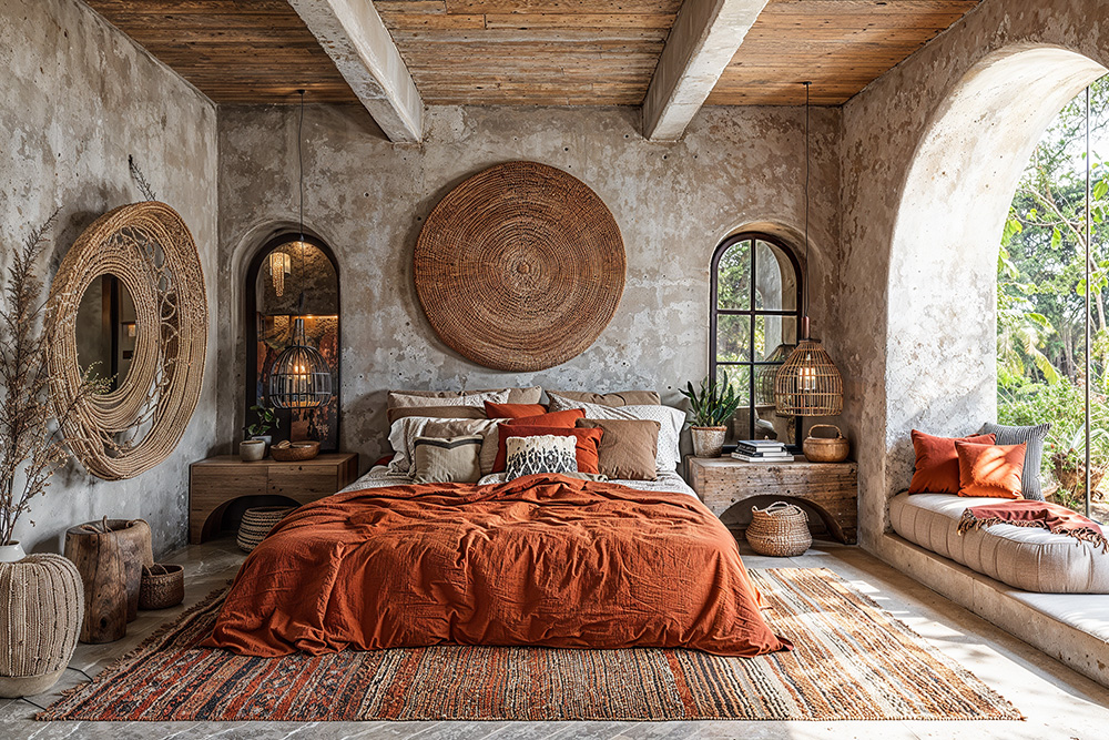 Sắc màu nội thất xu hướng thu đông 2025: Chuyển mình mạnh mẽ, nhấn mạnh chiều sâu