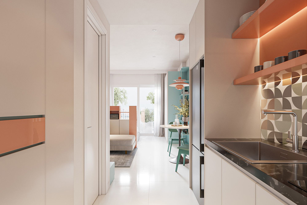 Căn hộ thiết kế đẹp Soho Residence