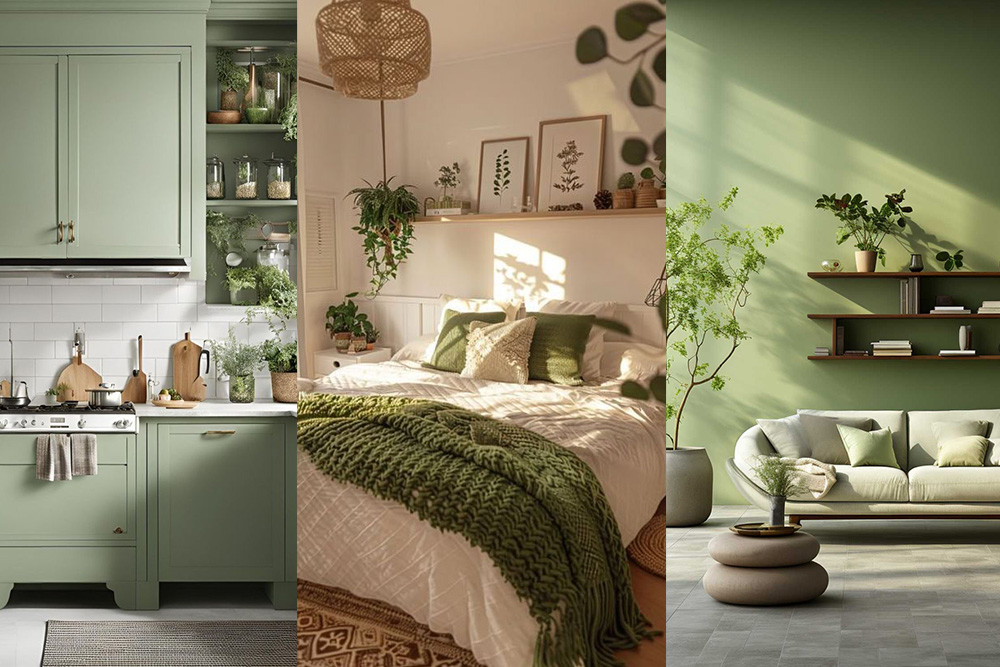 Cơn sốt thiết kế nội thất màu xanh Matcha Latte: Làn gió xanh mát lành truyền cảm hứng cho không gian sống
