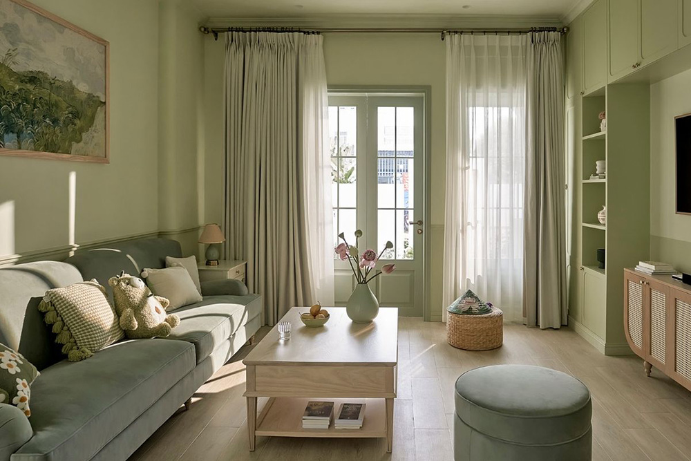 Cơn sốt thiết kế nội thất màu xanh Matcha Latte: Làn gió xanh mát lành truyền cảm hứng cho không gian sống