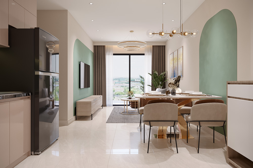 Cơn sốt thiết kế nội thất màu xanh Matcha Latte: Làn gió xanh mát lành truyền cảm hứng cho không gian sống