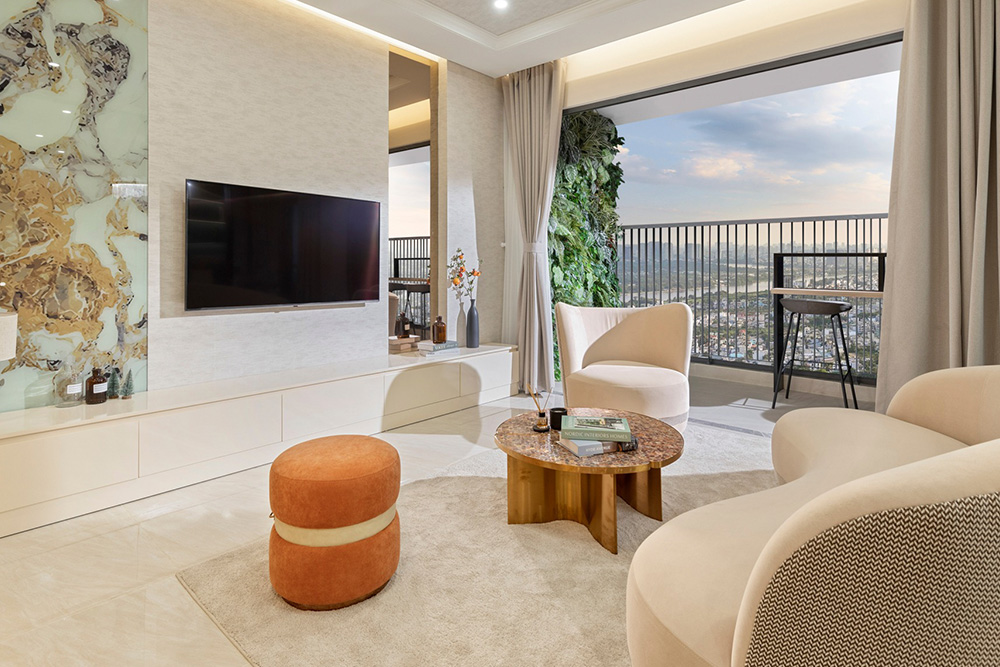 Bàn Embrace- Nội Thất Khảm Xà Cừ Mang Sắc Màu Biển Cả